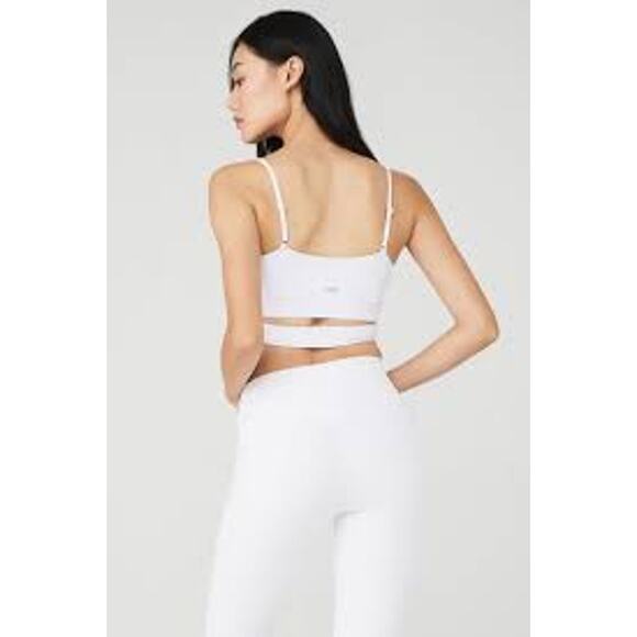 ALO Enzo Airbrush Bra Size Small S White - Picture 3 of 6